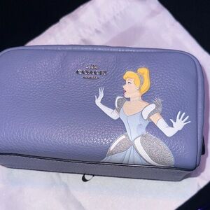 COACH x Disney Cinderella Pebbled Leather Cosmetic Pouch